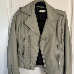 Balenciaga Leather Moto Jacket
